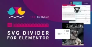 SVG Divider for Elementor – Responsive SVG Shape Divider Plugin for WordPress