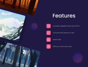 Scenic Background Illustration