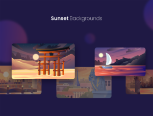 Scenic Background Illustration