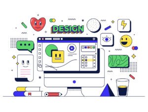 Set of 10 Modern Flat Line Design Concepts