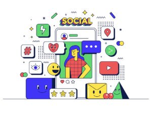 Set of 10 Modern Flat Line Design Concepts