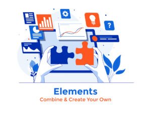 Set of 40 Modern Flat Design Concepts