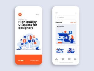Set of 40 Modern Flat Design Concepts