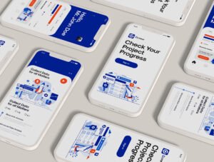 Set of 40 Modern Flat Design Concepts