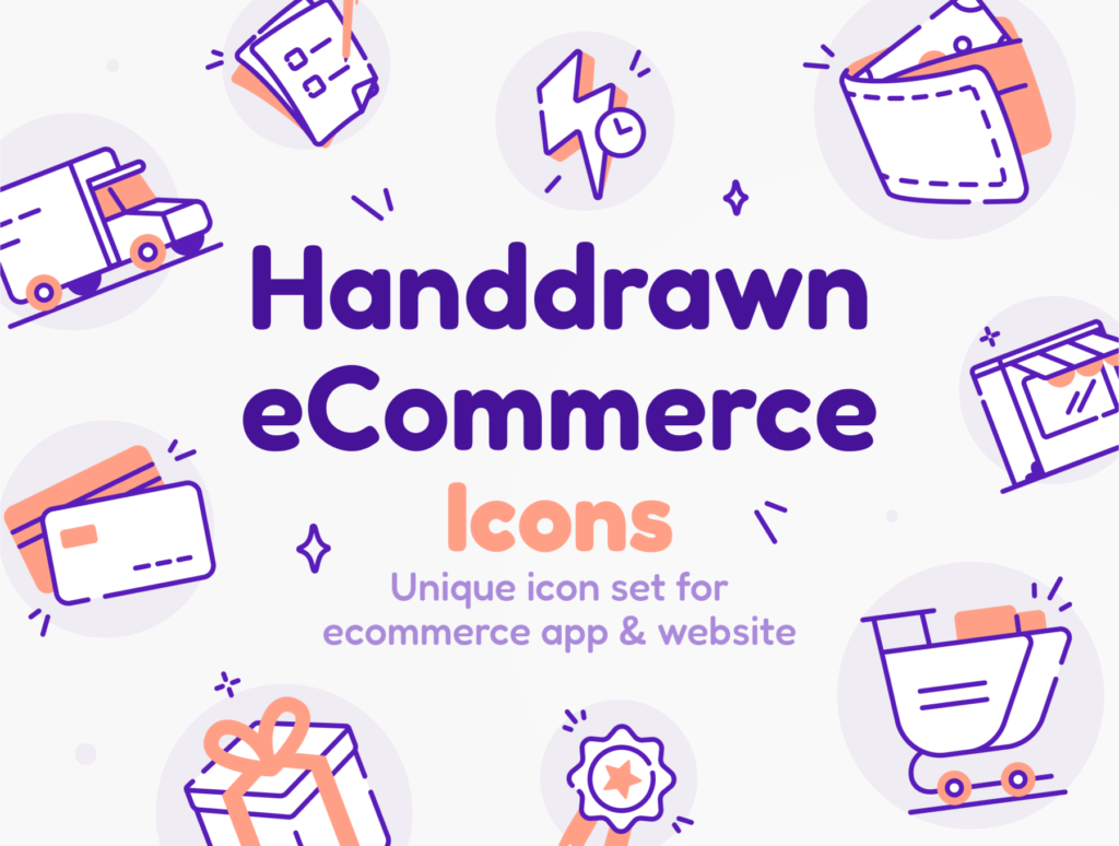 Shoply - E Commerce Icon Illustration Set