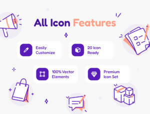 Shoply - E Commerce Icon Illustration Set