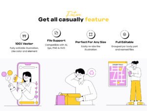 Shopping Illustration Pack