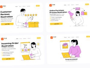 Shopping Illustration Pack