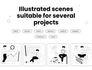 Simple Illustration for Startups