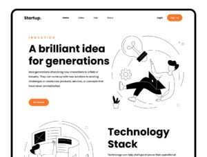 Simple Illustration for Startups