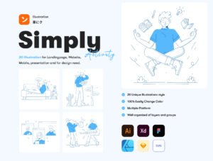 Simply Activity Illustration Pack