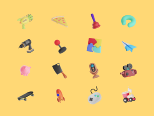 Slicky 3D Illustrations