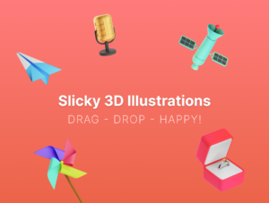 Slicky 3D Illustrations