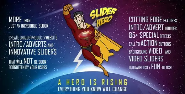 Slider Hero 9.2.6 – Responsive Hero Slider & Video Background Plugin