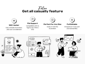 Social Media & Marketplace Illustration