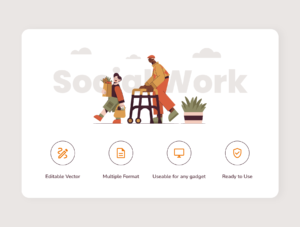 Social Work Illustration Pack
