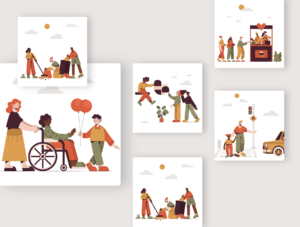 Social Work Illustration Pack