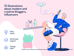 Sociale Illustrations