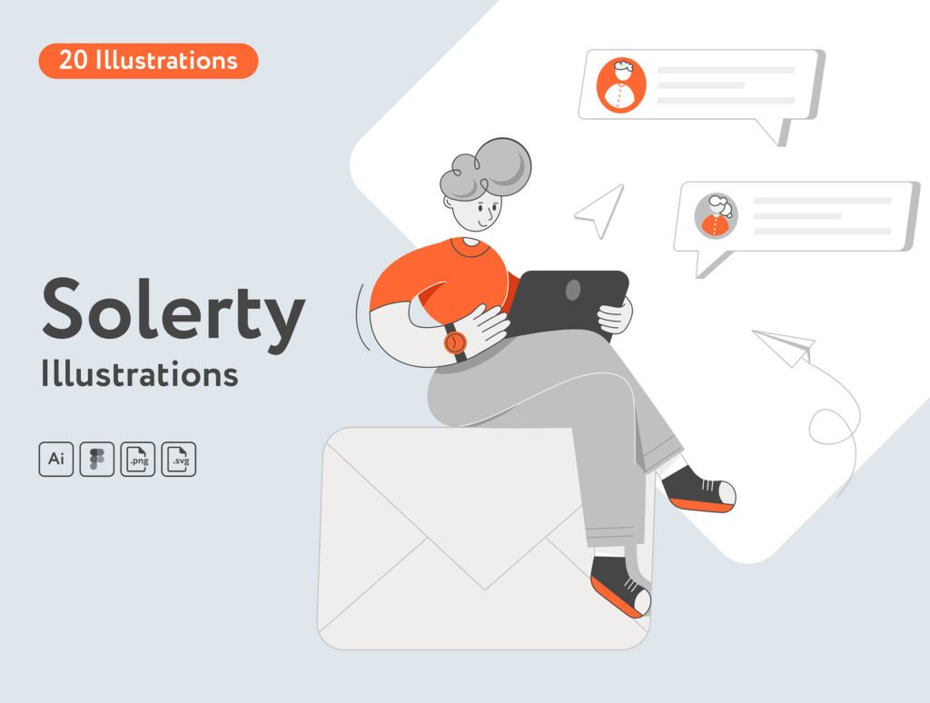 Solerty Marketing Illustrations