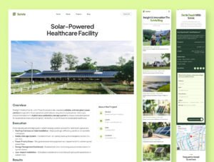 Solvix - Solar Panel Technology Website Framer Template