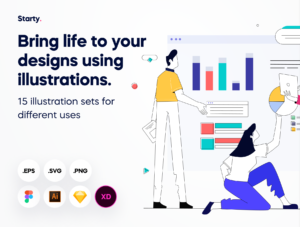 Starty - Startup Illustration Pack