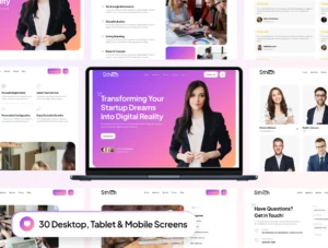 Sthich - IT Startup Website Framer Template