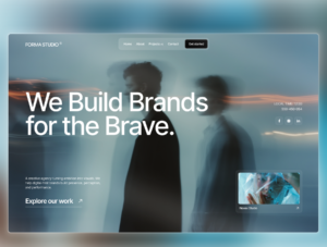 Studio Forma | Studio Forma Agency & Portfolio Website Template
