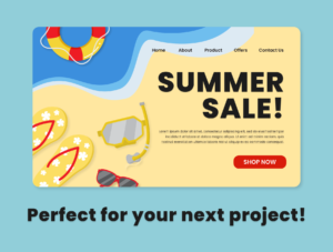 Summer 2D Icon Illustration Set Vol 1