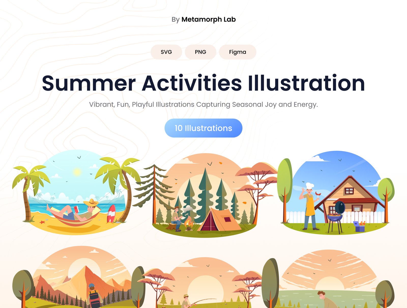 Summer Activities Illustration