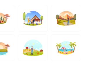 Summer Activities Illustration