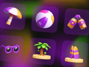 Summer & Holiday 3D illustrations