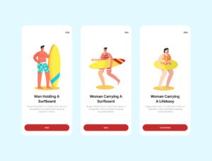 Summer People Illustration Set