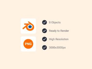 Summer Vacation 3D Icon Pack