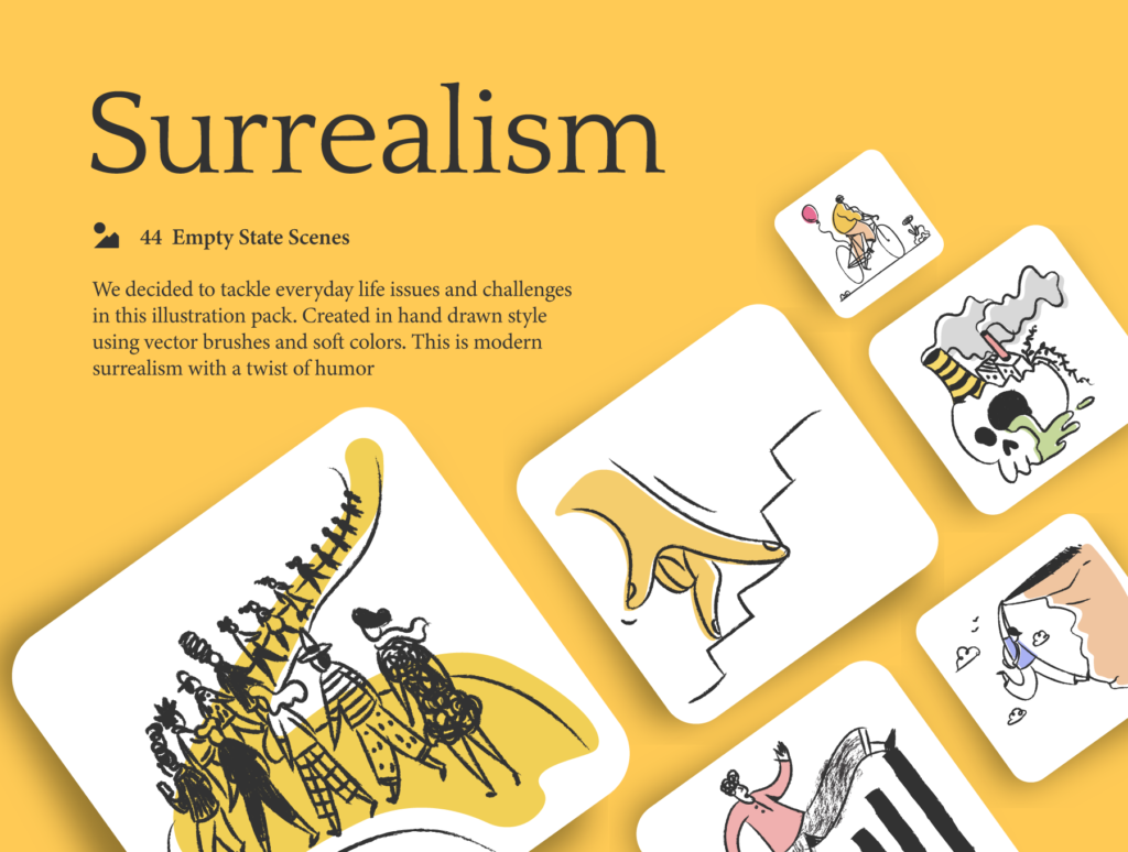 Surrealism illustrations