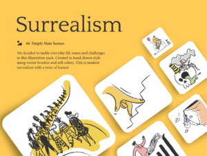 Surrealism illustrations
