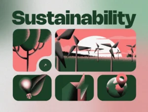 Sustainability Illustration Pack - Figma Minimal Grain Style