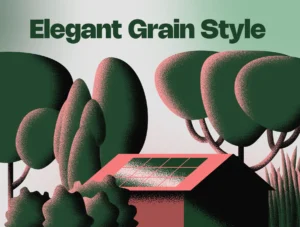 Sustainability Illustration Pack - Figma Minimal Grain Style