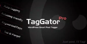 TagGator Pro – WordPress Auto Tagging Plugin | Smart SEO & Content Organization