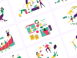 Teamwork & Collaboration Illustrations - Kerithing