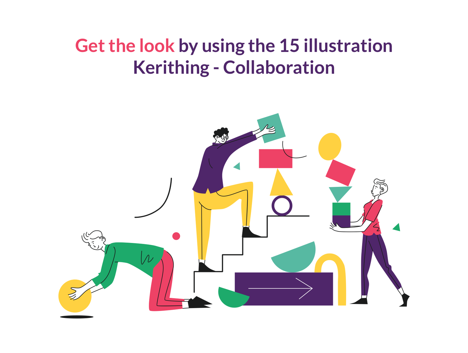 Teamwork & Collaboration Illustrations - Kerithingg Teamwork & Collaboration Illustrations - Kerithing