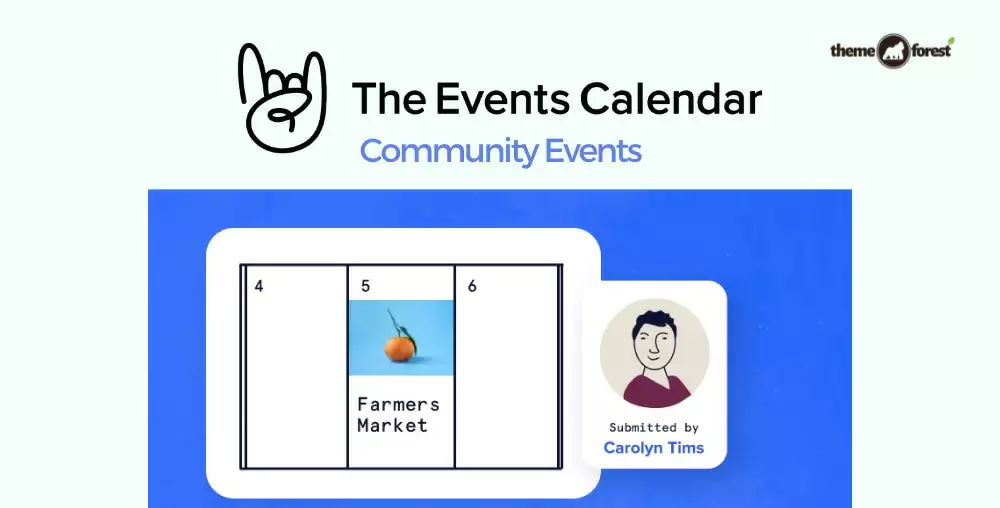 The Events Calendar Community Events – Frontend Event Submission Plugin for WordPress