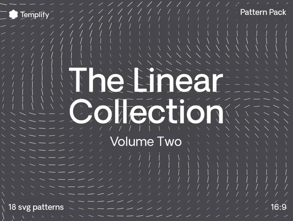 The Linear Collection Vol 2 | Pattern Background Pack