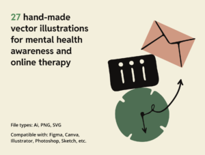 Therapy and Wellness Website Illustrations