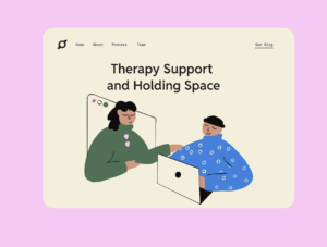Therapy and Wellness Website Illustrations