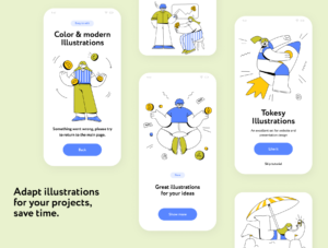 Tokesy Cryptocurrency Illustrations
