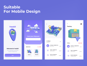 Tracking & Delivery 3D Icon Set