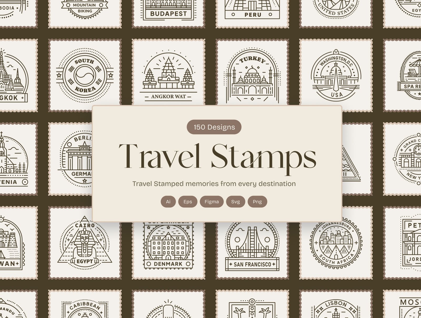 Travel Stamps