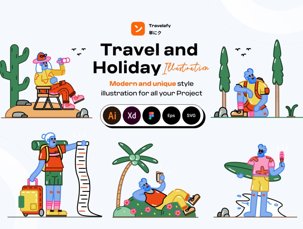 Travelafy - Travel and Holiday Illustration