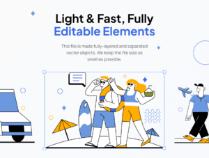 Travelly - Travel and Holiday Illustration Set
