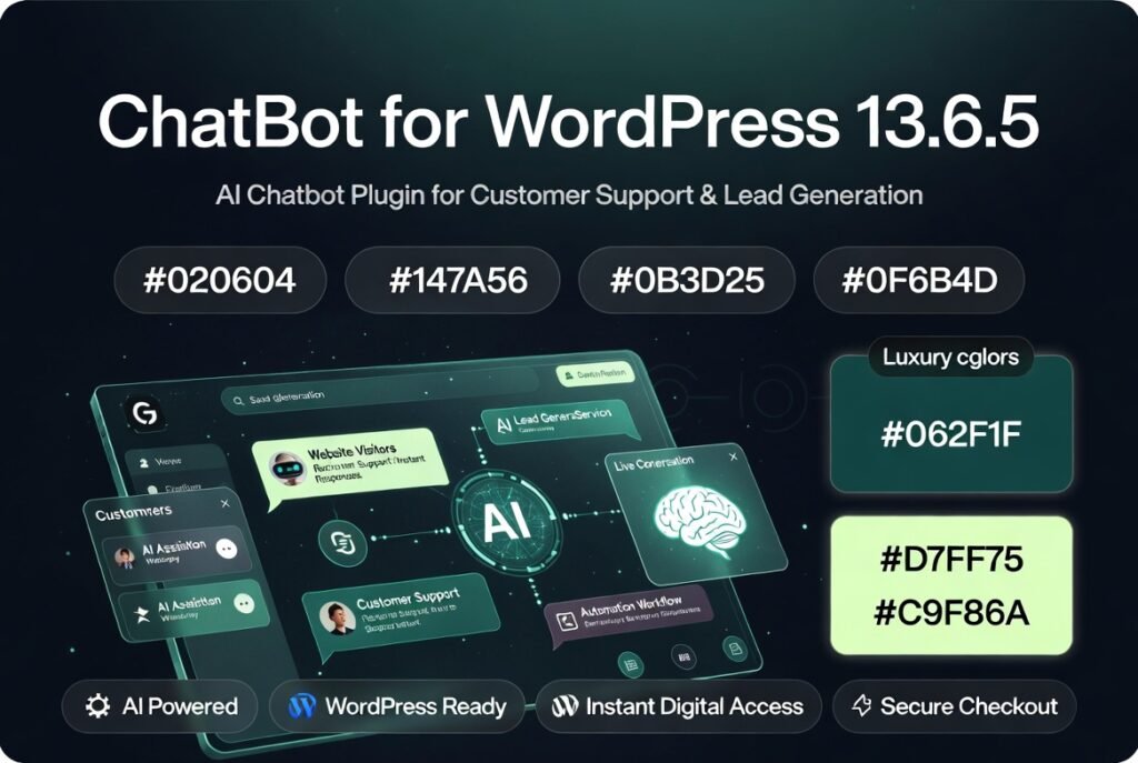 ChatBot for WordPress 13.6.5 – AI Chatbot Plugin for Customer Support & Lead Generation